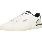 Pepe Jeans Kenton Campus Chaussures de sport Blanc UE 44 Hommes Blanc UE 44