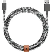 Native Union Belt Cable XL Lightning 3m, zebra