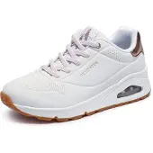 SKECHERS Baskets basses blanc cassé
