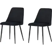 Venture Home - Chaise Night Noir - Pack de 2