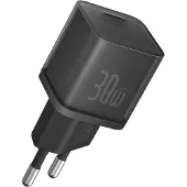 Baseus Wall Charger GaN5S, 30W, 3A, 1 x USB-C, Black P10162504113-00
