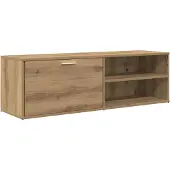 vidaXL Armoire TV Artisan-Chêne 120x34x37 cm Bois composite