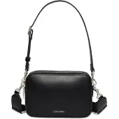 Calvin Klein Sac Bandouliere WEBBING DOUBLE STRAP CAMERA BAG femmes - Noir - Unique