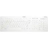 Contour Active Key Cherry AK-C8112, Taille complète (100%), Sans fil, RF Wireless, Commutateur à ciseaux, QWERTZ, Blanc