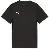 Puma T-Shirt fonctionnel 'TeamGoal' noir / blanc