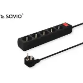 Savio LZ-02 Listwa zasilajca, 5 gniazd, 3m 5 AC outlet(s) Type E 2500 W