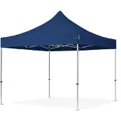 TOOLPORT 3x3 m Tonnelle pliante Alu, PES 800, bleu