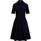 Ralph Lauren Robe-chemise 'FINNBARR' bleu marine