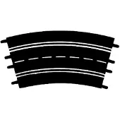 Carrera 20573 Curve 3/30 6 PCS num rique 124/132 et analogique