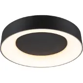 Paulmann Plafonnier , Casca, dimmable, Noir, Salle de bains, Métal, Moderne