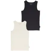 Tom Tailor Haut noir / blanc cassé