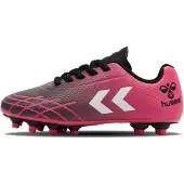 Hummel Chaussures pour enfants Top Star F.g. Lc Jr en similicuir avec motifs gaufrés en 3D