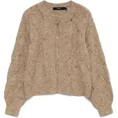 Vero Moda Cardigan 'VMShell' noisette