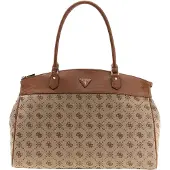GUESS Sacs à main 'Melinda Logo Deluxe' marron