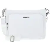 Mandarina Duck Sac bandoulière Mellow en cuir, couleur blanc