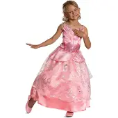 Disguise Wicked Glinda Classic Girl Costume Rose 7-8 Years Enfants