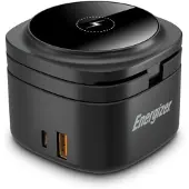 Energizer WCP311 chargeur d'appareils mobiles Écouteurs, Smartphone, Smartwatch Noir USB Recharge sans fil Charge rapide Intérieure
