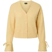 Pieces Cardigan 'PCSmilla' jaune clair