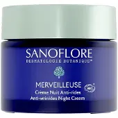 SANOFLORE Merveilleuse Crème Nuit Anti-Rides 50 ml Crème Pour La Peau