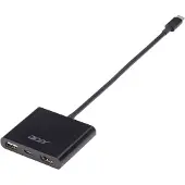 Acer - Adaptateur vidéo externe - USB-C - HDMI - noir - En vrac - pour Chromebook 11; 14; 14 for Work; 15; Chromebook R 13; Chromebook Spin 11; 13; Swift 7
