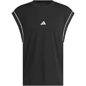 Adidas T-Shirt fonctionnel 'All-World ' noir / blanc
