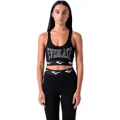 Everlast Jersey Strechetch Logo Sports Top Noir L Femme