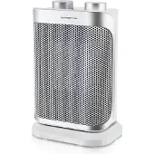 Emerio Aérotherme FH-110691.4 - pour pièces jusqu'à 15 m² - IP21 - Elément chauffant PTC - 2 niveaux de chauffage - Thermostat réglable - Oscillant - Fonction ventilateur - Protection anti-basculement