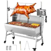 Vevor Barbecue à Charbon avec Tournebroche Électrique 38 W