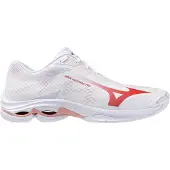 Mizuno WIP V1GC266073 in White/Rose Elegance/Lava Falls color size 40.5