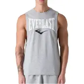 Everlast Logo Sleeveless T-shirt Gris L Homme