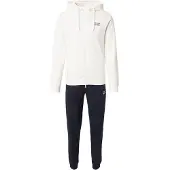 Emporio Armani pour homme. 8NPV63_PJVRZ Survêtement en coton Core Identity avec capuche et fermeture éclair blanc (XL), Casuel, Sport, Manche longue