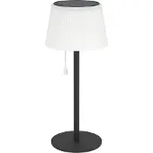 Eglo Lampe de table Scordiano Noir et blanc Solaire