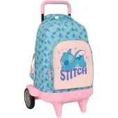 Safta Sac à Dos à Roulettes Stitch Ohana 33l 33x45x22cm