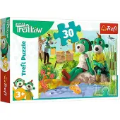 Trefl 18265 Puzzle 30 Treflik Family à l'étang