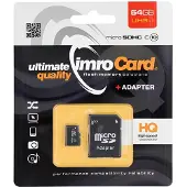 IMRO 4/16G ADP carte mémoire 16 GB MicroSDHC Class 4