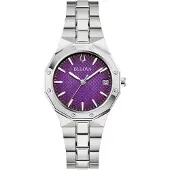 Bulova Montre Femme Argent -96M168