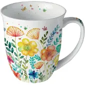 Ambiente Tasse En Porcelaine Fine Printemps Vibrant