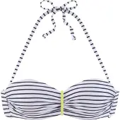 Venice beach Hauts de bikini jaune foncé / noir / blanc