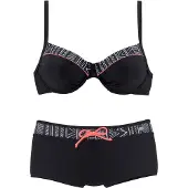Kangaroos Bikini de sport noir / blanc