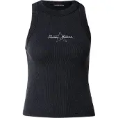 GUESS Jeans W6rp23ka0h1 Sleeveless T-shirt Noir L Femme