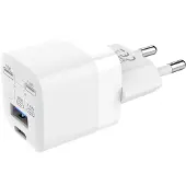 Vision TC-PUSBEU/30 chargeur d'appareils mobiles Ordinateur portable, Smartphone, Tablette Blanc Secteur Charge rapide Intérieure