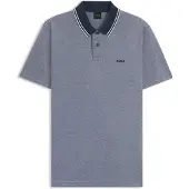 BOSS Pe Oxford New Short Sleeve Polo Bleu M Homme