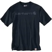 Carhartt Dearborn Relaxed Logo Short Sleeve T-shirt Bleu M Homme