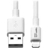 Tripp Lite M100-003-WH câble Lightning 1 m Blanc