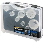 Diager Mallette 10 scie cloches cobalt - Spécial maintenance - 655C