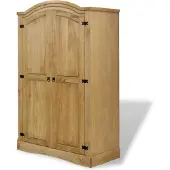 vidaXL Armoire style mexicain en pin 2 portes