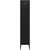 Lendo Online Armoire Vestiaire 35x50x180 cm Métal Noir