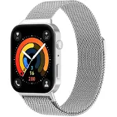 IMoshion Bracelet magnétique milanais pour Huawei Watch Fit 3 - Argent