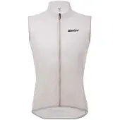 Santini Nebula Pockets Gilet Blanc 3XL Homme
