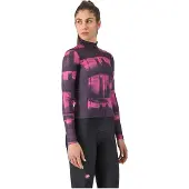 Castelli Blur Thermal Long Sleeve Jersey Violet M Femme